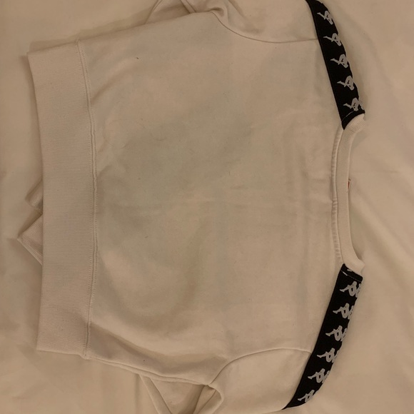 KAPPA cropped white sweater. Size small. - Picture 4 of 4